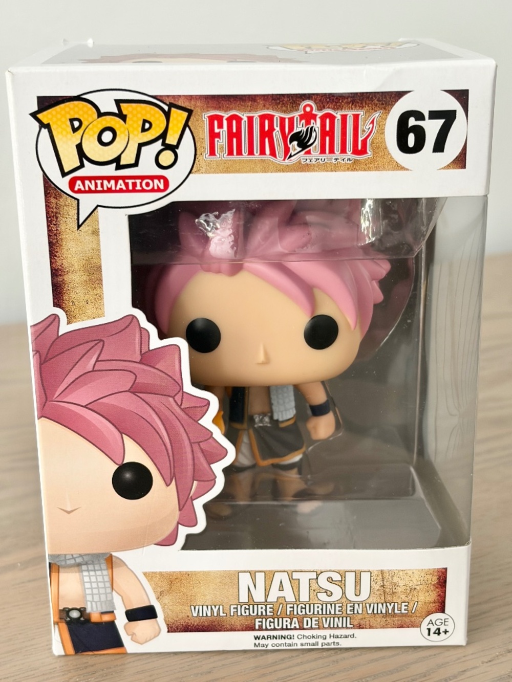 Funko Pop, Animation Fairy Tail, Natsu, #67,‎ Vinyl Figure, NEW